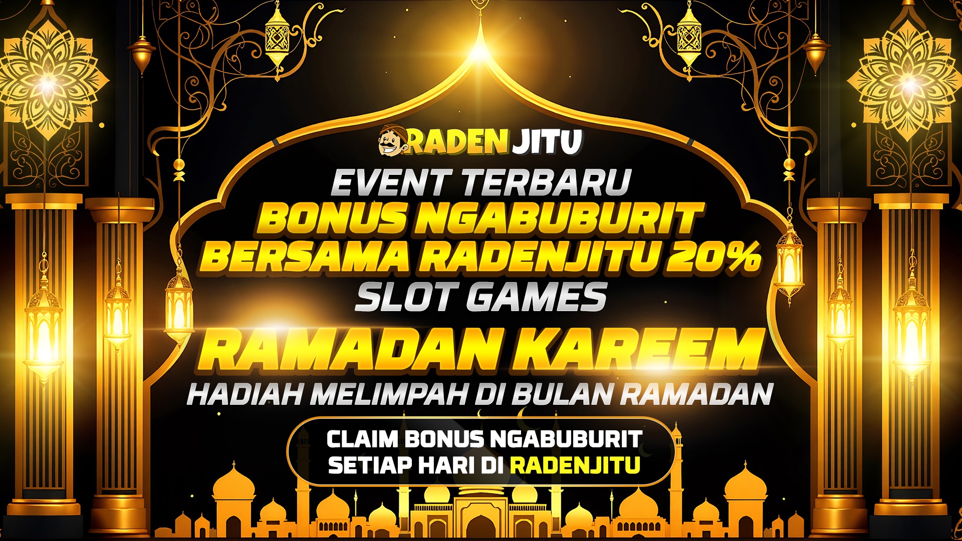 BONUS NGABUBURIT BERSAMA RADENJITU 20%